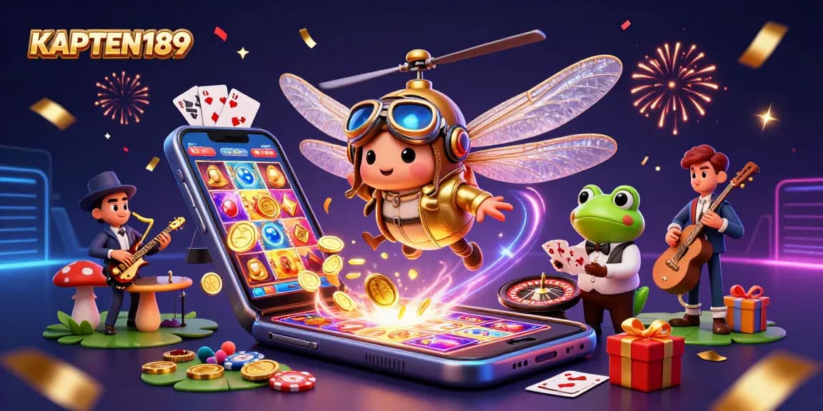 KAPTEN189 slot online menciptakan kegembiraan dengan permainan kasino interaktif yang meriah dan menyenangkan.