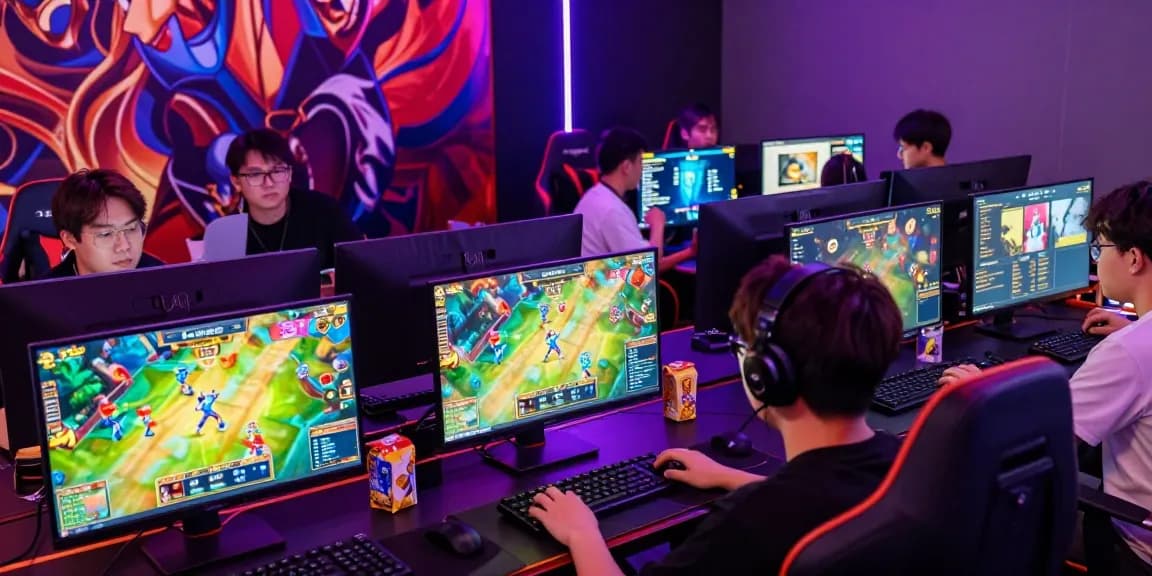 Engaged players at https://gamebaidoithuong.is/ enjoying immersive game bài đổi thưởng with vibrant graphics and community interaction.