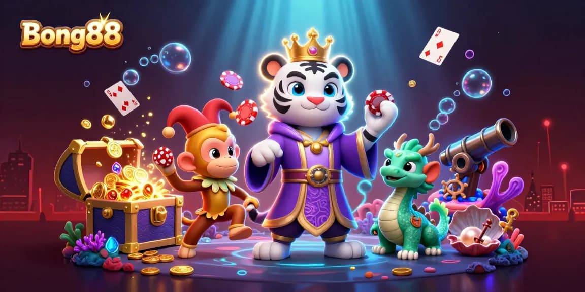 Bong88 invites players to experience a vibrant casino atmosphere filled with excitement and color.