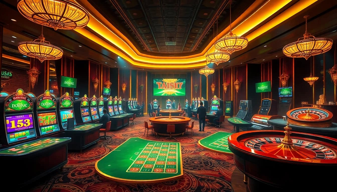 Experience the thrill of online gambling at https://nhacaiuytinvn.us.com/ with vibrant casino visuals.