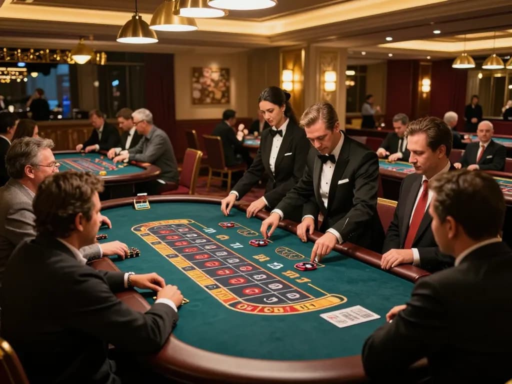 Players enjoying thrilling games at Fun88 live casino tables with professional dealers and exciting ambiance