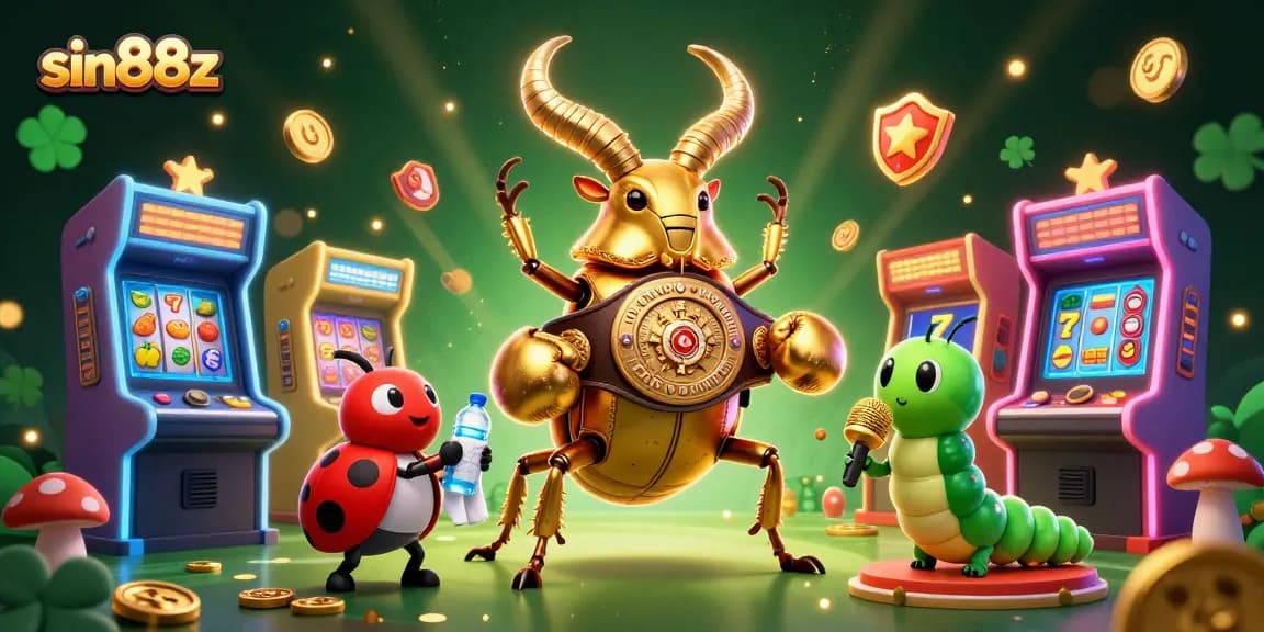 Engage in thrilling gameplay with sin88z featuring a vibrant 3D casino scene.