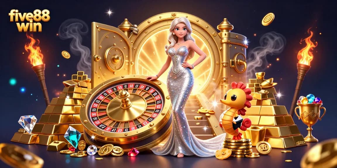 Engage with five88 win for exciting roulette experiences surrounded by dazzling casino treasures.