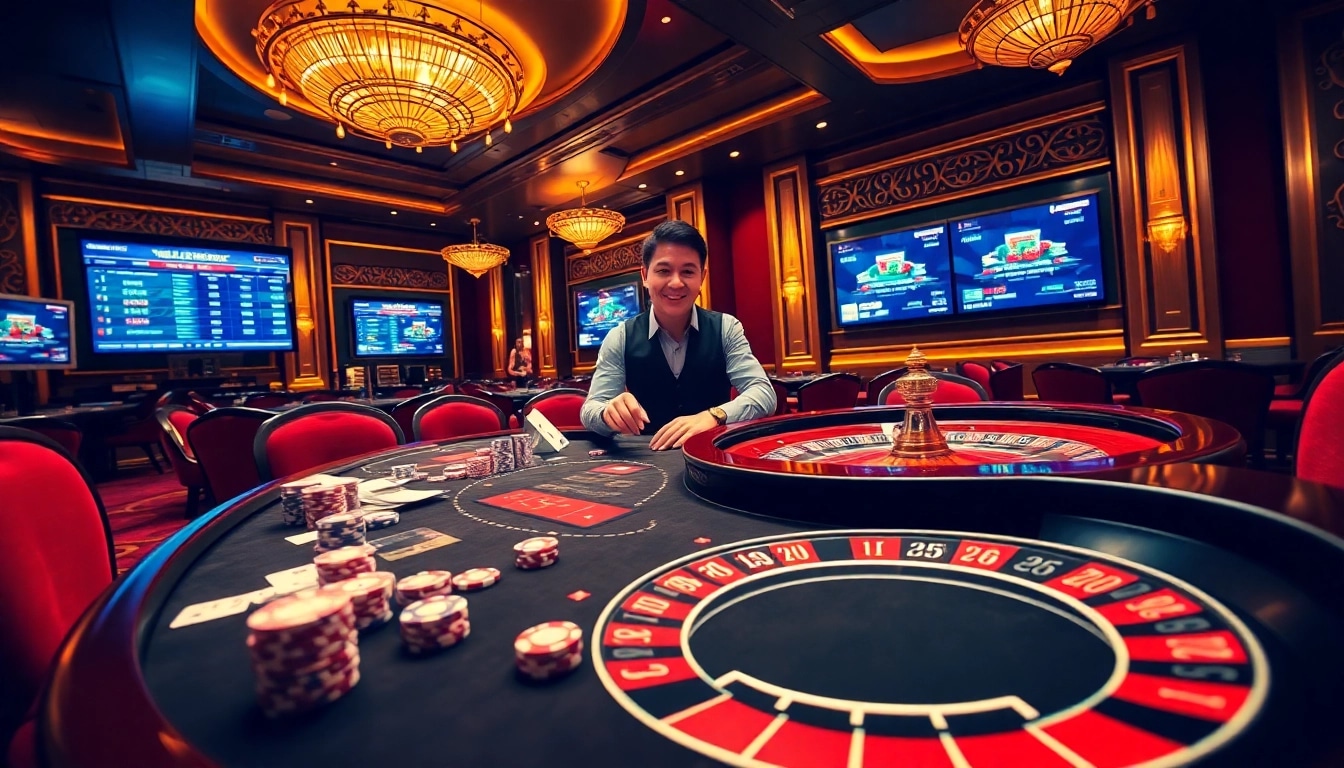 Experience the thrill of betting at King88 com with vibrant casino visuals and engaging gameplay.