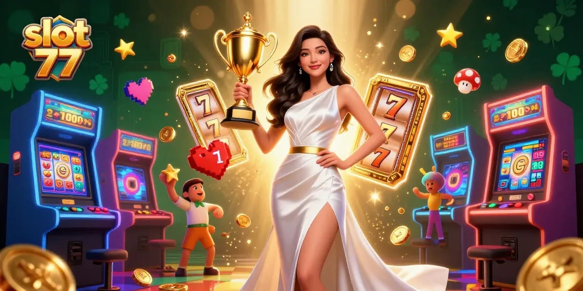 Experience high wins at slot 77 with dynamic slot reels and exciting jackpot elements.