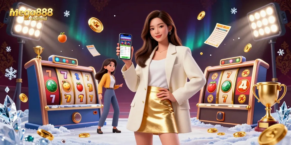 Experience the excitement of mega888 ios thailand with captivating gaming elements and a vibrant aesthetic.