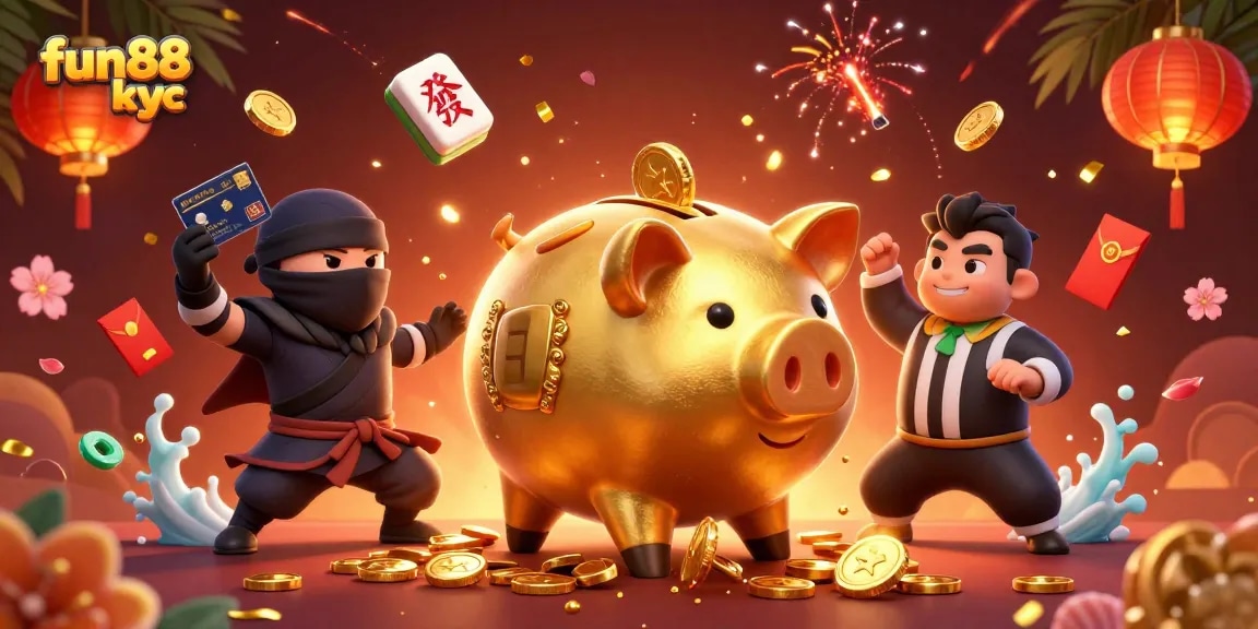 Chơi cá cược trực tuyến tại fun88 kyc với khung cảnh đầy màu sắc và các nhân vật độc đáo