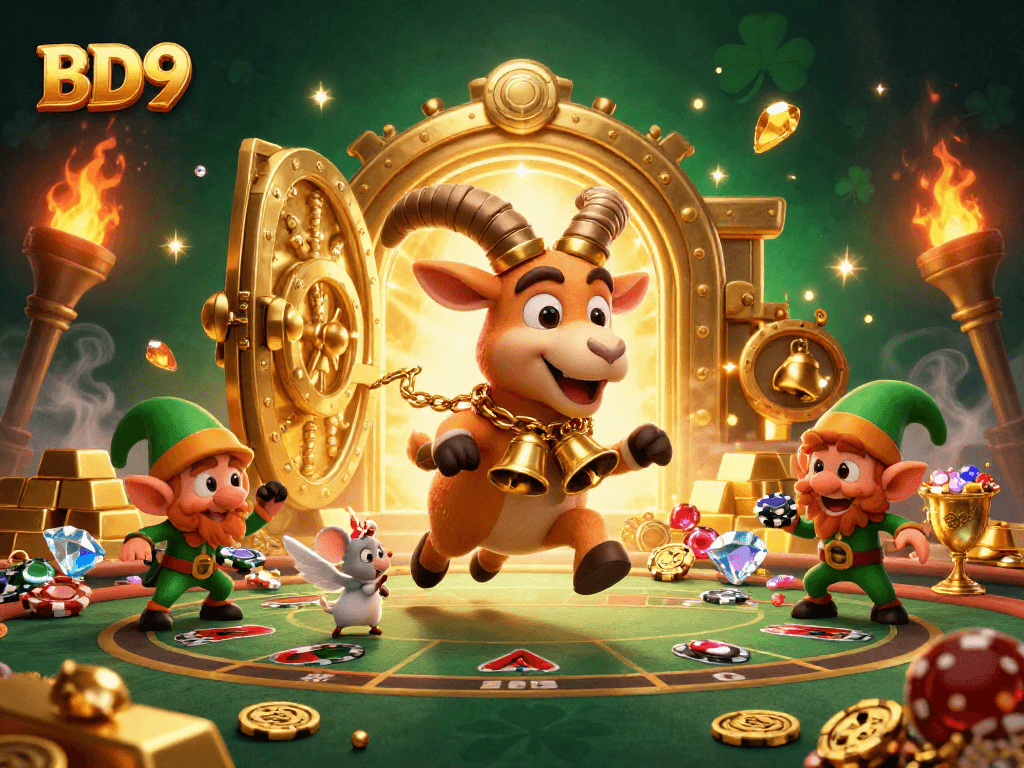 Engage with exciting games at BD9 casino where thrilling moments await amidst gold treasures.