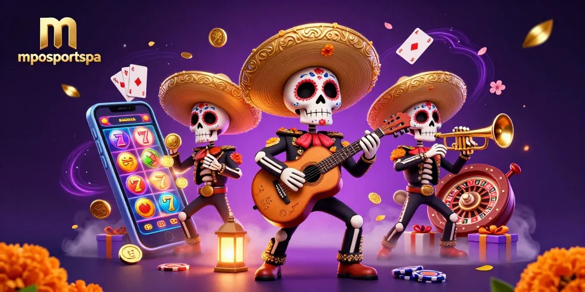Terlibat dalam permainan mendebarkan di mposportspa dengan anggota mariachi yang cerah pada Hari Orang Mati, slot yang dinamis, dan elemen kasino yang kaya.