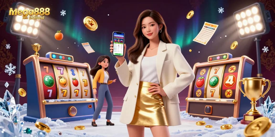 Experience the excitement of mega888 ios thailand with captivating gaming elements and a vibrant aesthetic.