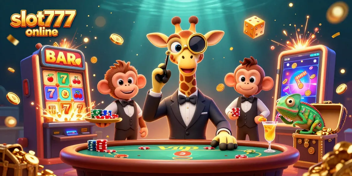 Experience thrilling gameplay at slot777 online with vibrant characters and dynamic casino elements.