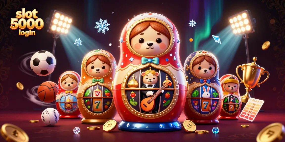 Engage with thrilling slot games at slot 5000 login featuring dynamic casino characters and colorful elements.