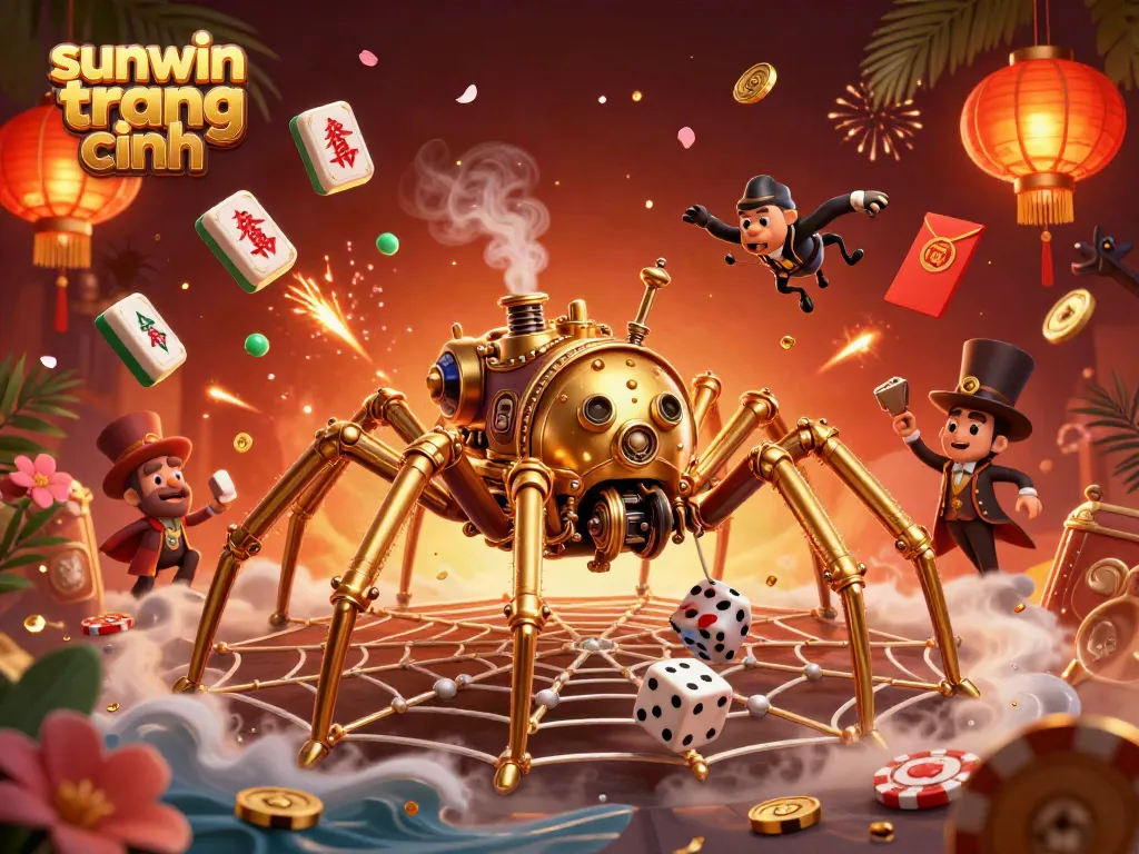 Catch winning prizes at sunwin trang chính with colorful, dynamic 3D casino art full of excitement.
