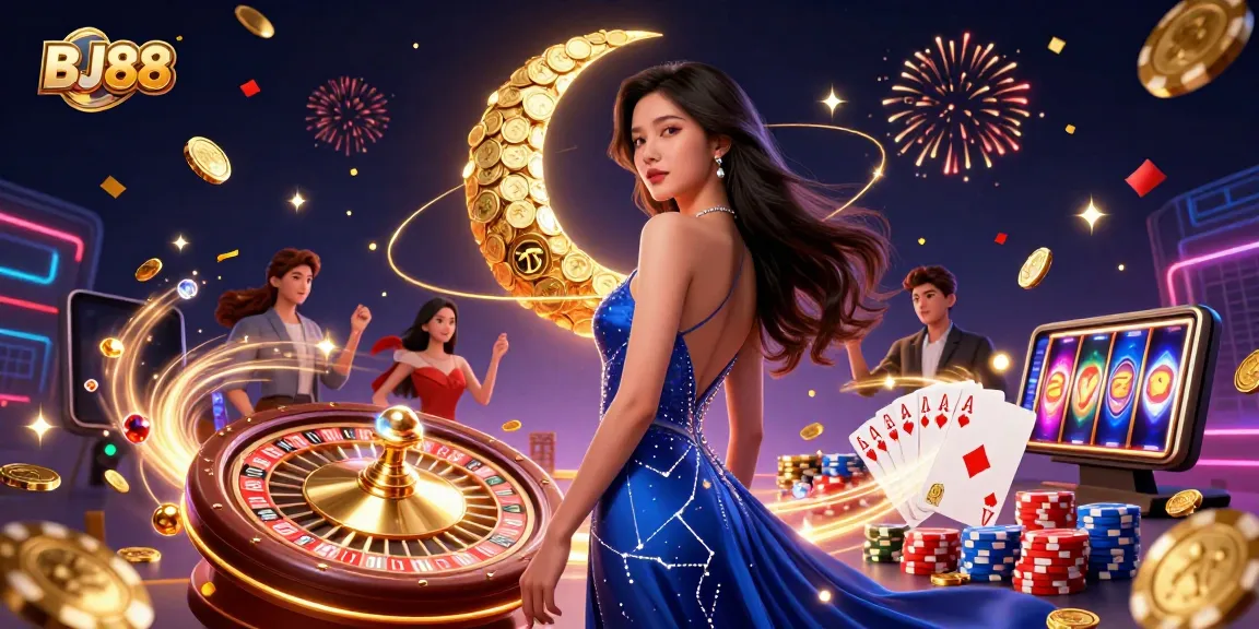 Win big with BJ88's luxurious gaming experience featuring slots, poker, and roulette.