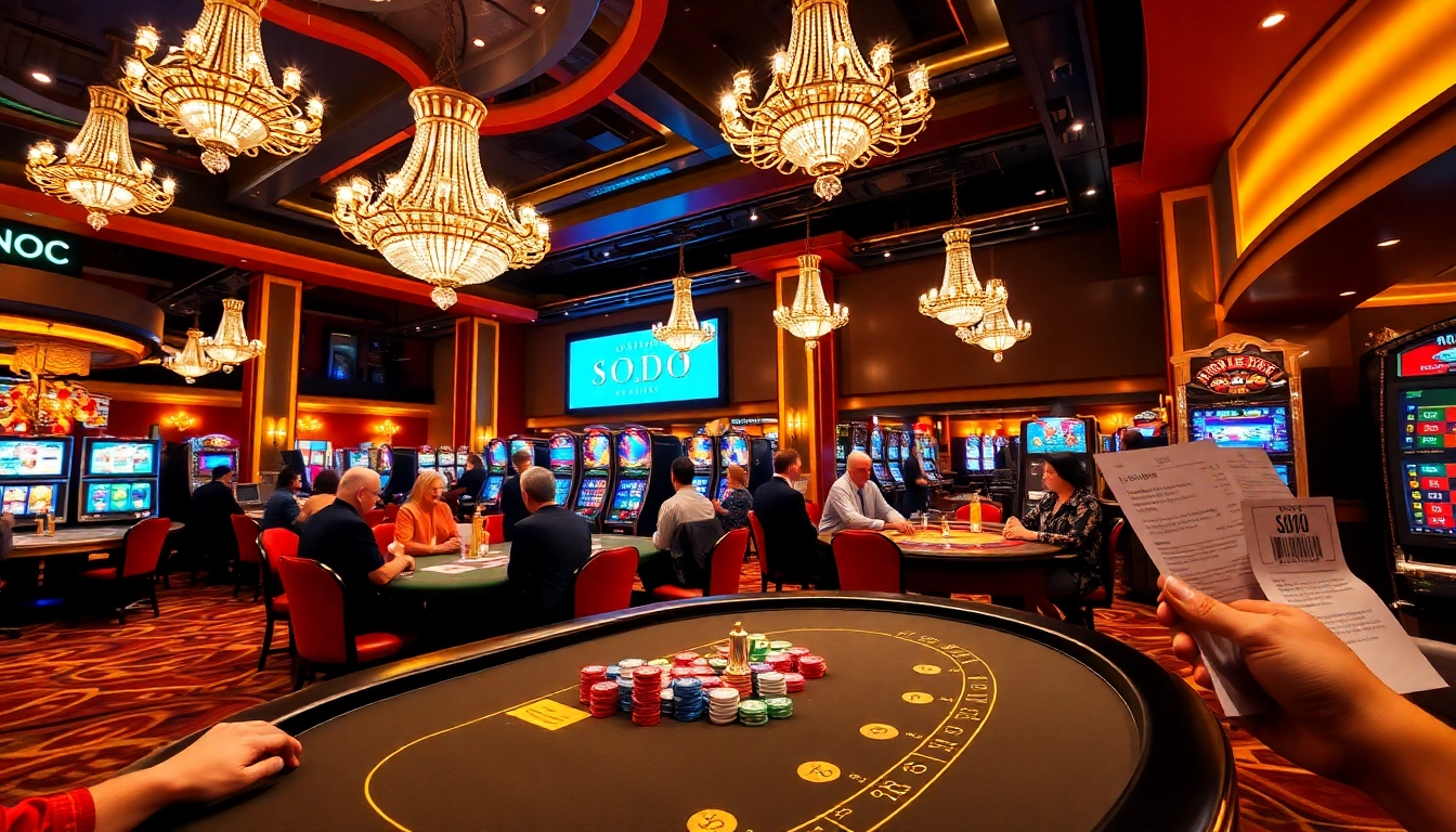 Experience the thrill of gaming at SODO CASINO with vibrant tables and exciting gameplay.