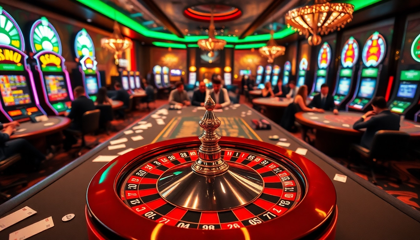 Players engaging in a thrilling roulette game in a luxurious casino environment focused on Ketquaxoso.