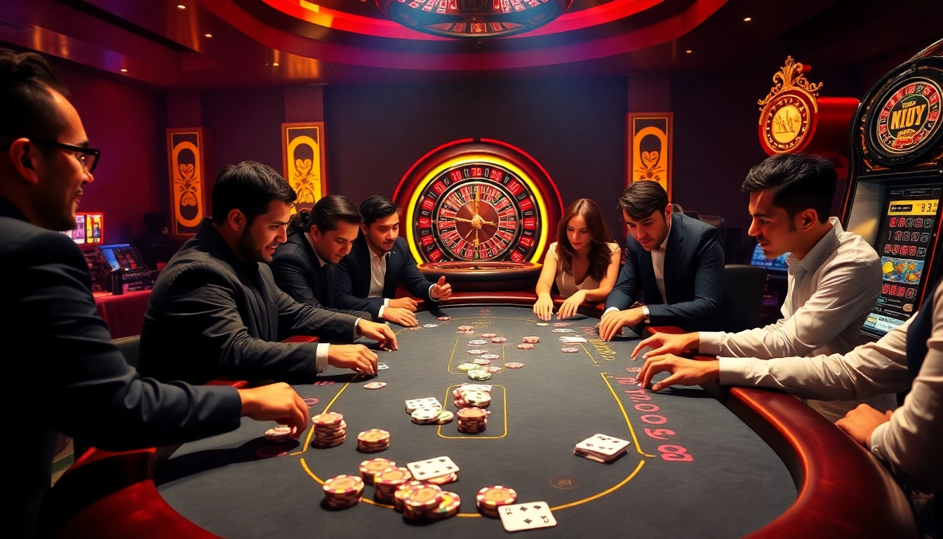 S8HN.com invites players to join a thrilling poker game, surrounded by luxurious casino visuals.