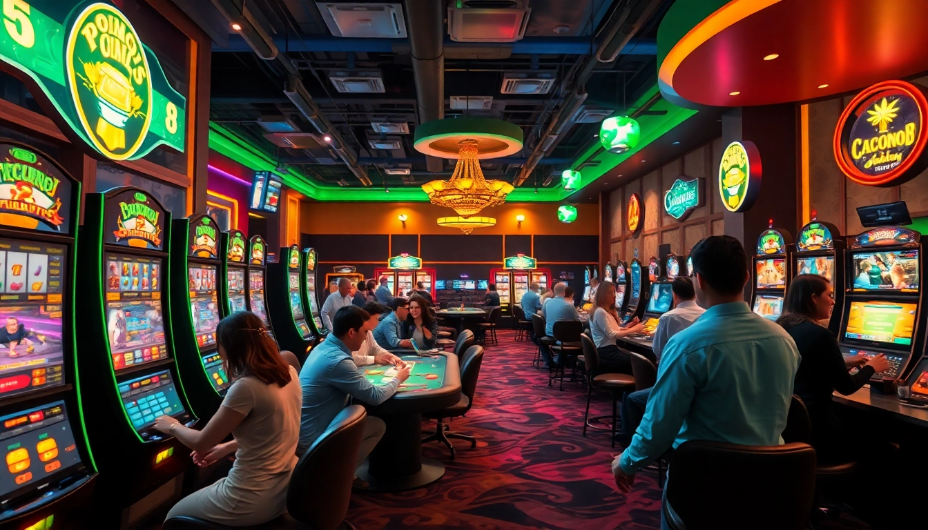Exciting online gaming scene at 66 23 casino, showcasing vibrant games and professional atmosphere.