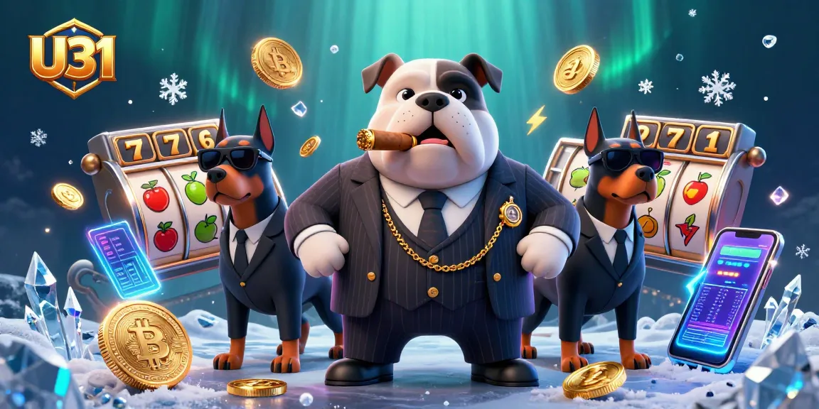 Engage with U31 casino's thrilling atmosphere featuring exciting slot elements and vibrant characters.