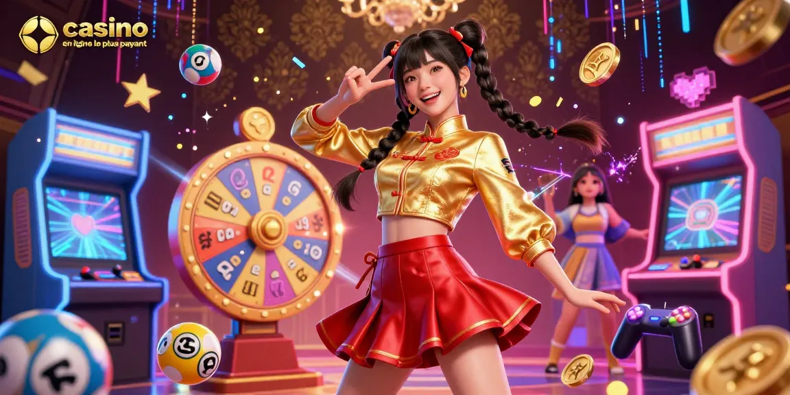 Experience the excitement at casino en ligne le plus payant with vibrant characters and a dynamic gaming atmosphere.