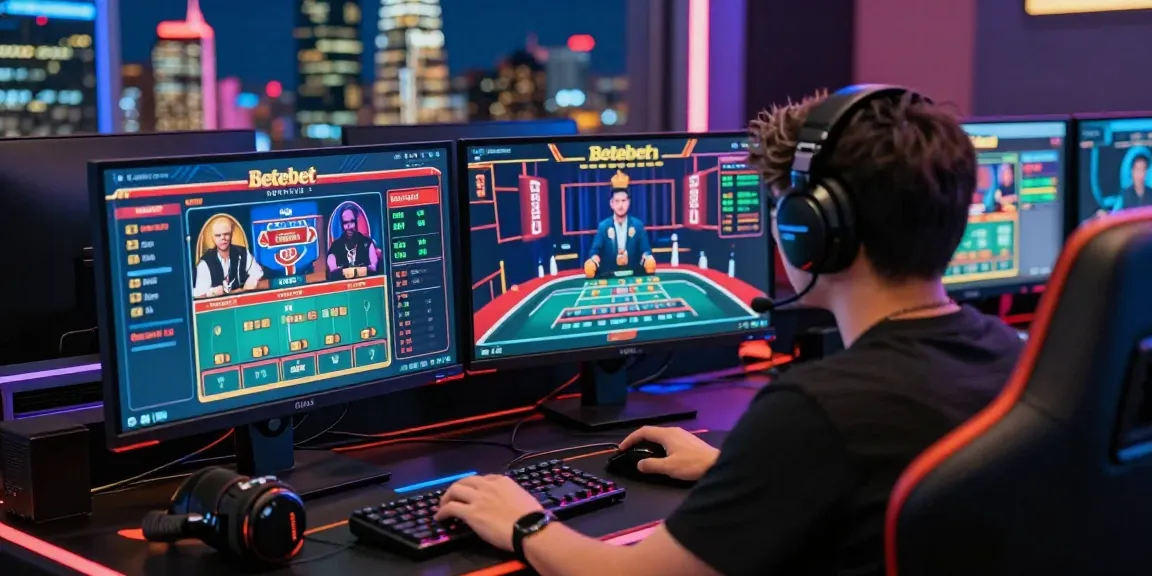 Betebet live betting scene showing dynamic gaming interface and user engagement