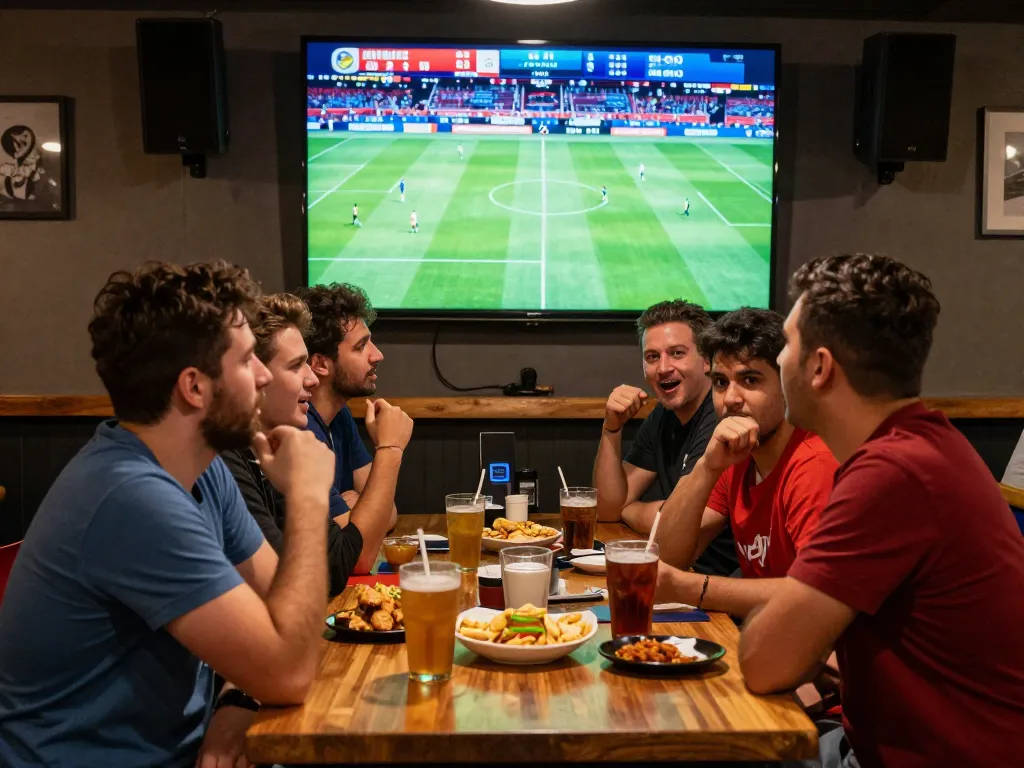 Socolive fans engaging in live soccer betting, showcasing vibrant atmosphere and excitement