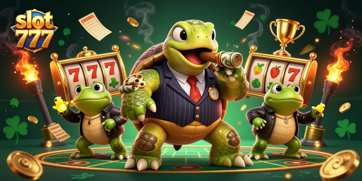 Experience slot 777 excitement with a vibrant 3D scene showcasing winning characters and dynamic elements.