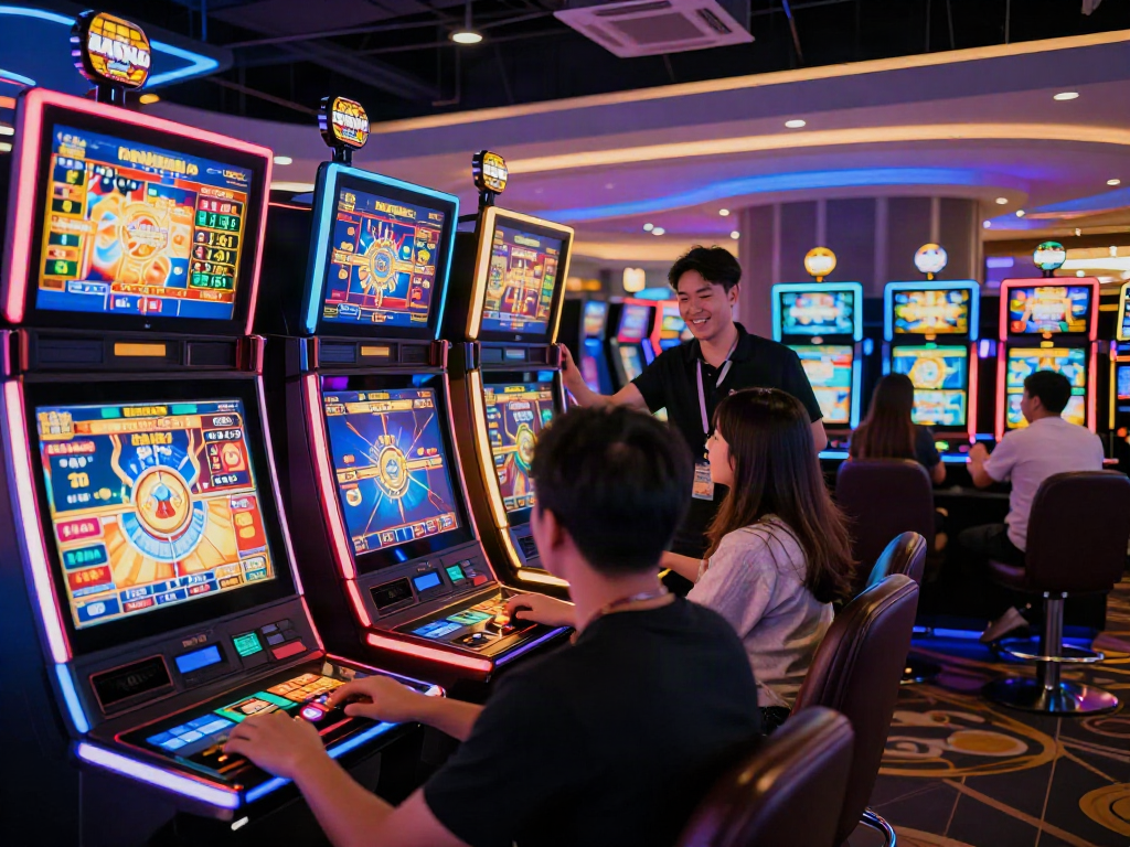 Engaging akunjp online gaming scene showcasing excitement and interaction.
