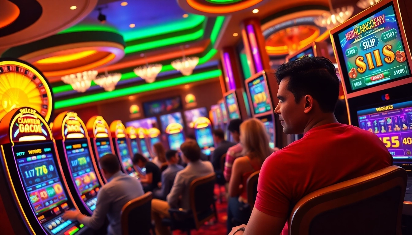 Momen menarik di mesin slot gacor yang menampilkan kemenangan mendebarkan di kasino online yang penuh warna.