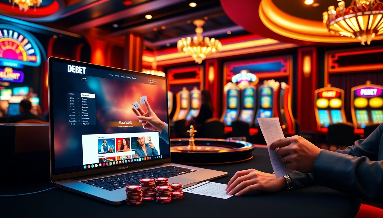 Experience the thrill of winning at https://debet2.app/ with an elegant online casino setup.