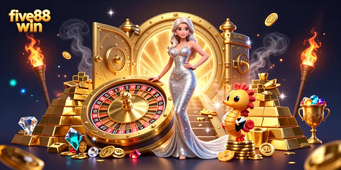 Engage with five88 win for exciting roulette experiences surrounded by dazzling casino treasures.