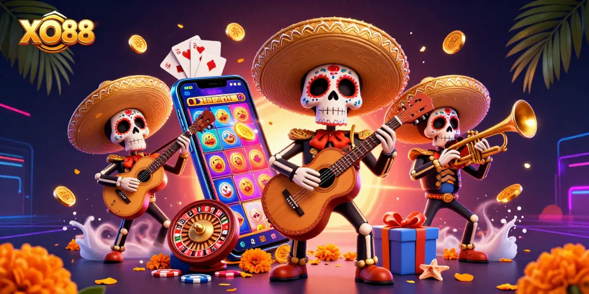 Engage with the colorful experience of XO88's vibrant online casino scene showcasing thrilling games.