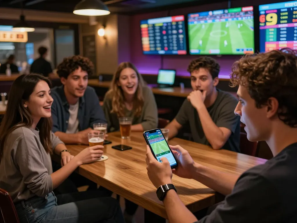 Engaging in sports betting on the 7m app with excitement and strategy.