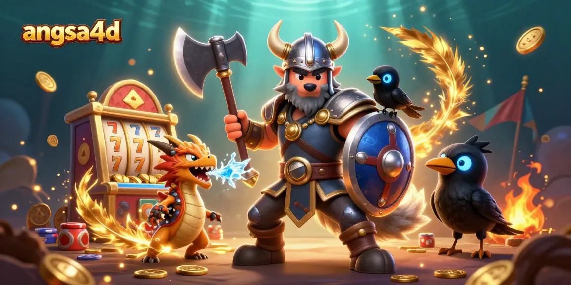 Engage in thrilling slots action with angsa4d, featuring vibrant characters and exciting game elements.