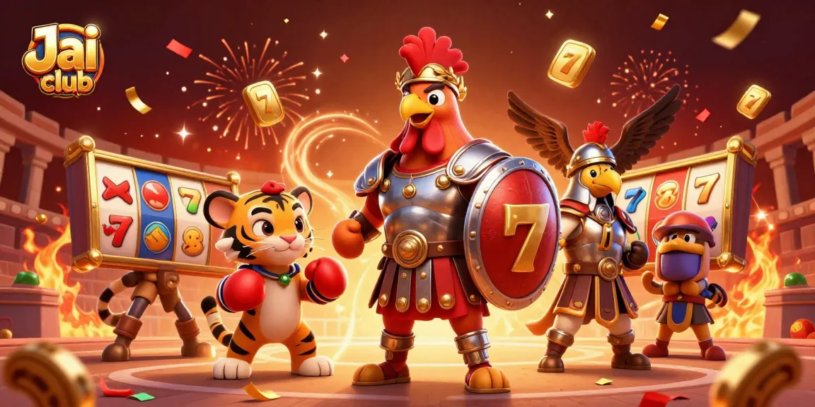 Engage in thrilling gameplay on Jai club with slots, 3D characters, and festive celebrations.