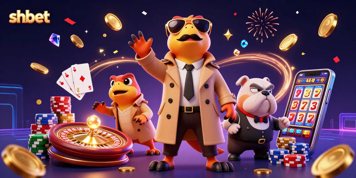 Witness shbet's animated raptors entering a VIP casino, surrounded by dazzling coins and rich gaming elements.