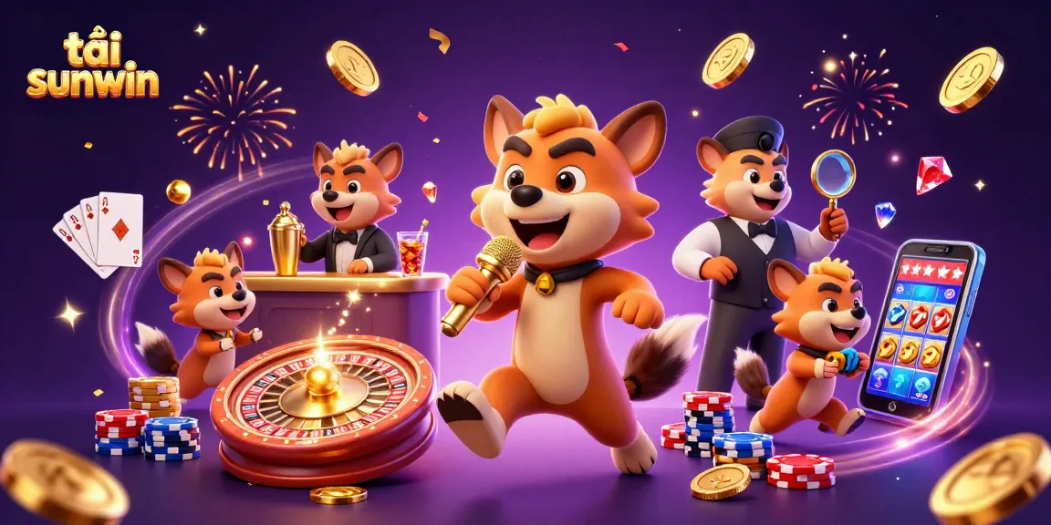 Spin and win with tải sunwin as hyenas bring the comedy to a vibrant casino scene.