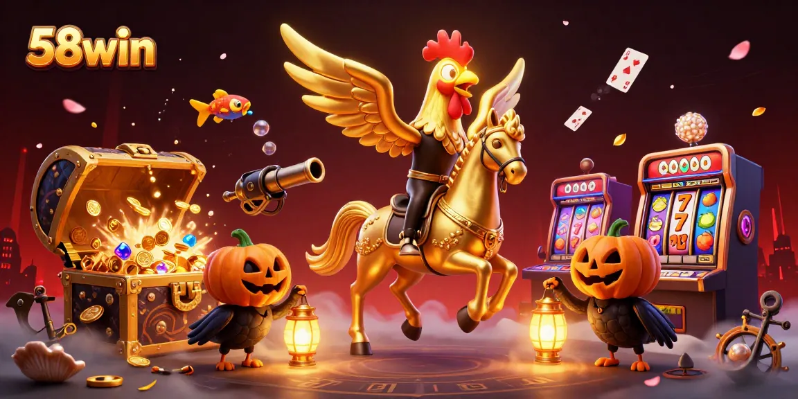 Experience dynamic gaming adventures with 58win in a vibrant casino setting full of excitement.