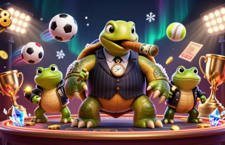 Engage in thrilling gameplay at go8, featuring dynamic sports elements, a stylish 3D character scene.