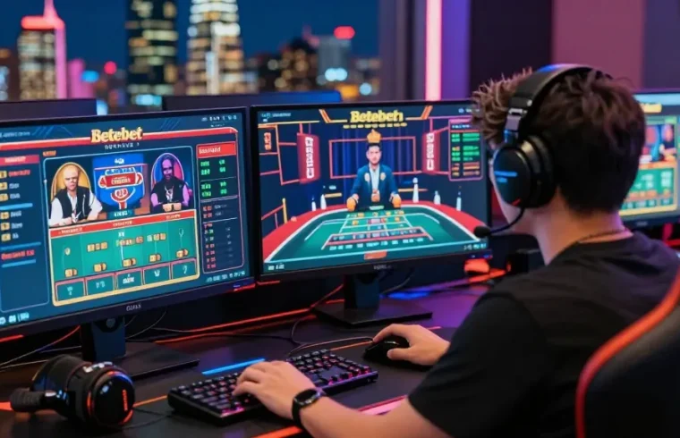 Betebet live betting scene showing dynamic gaming interface and user engagement